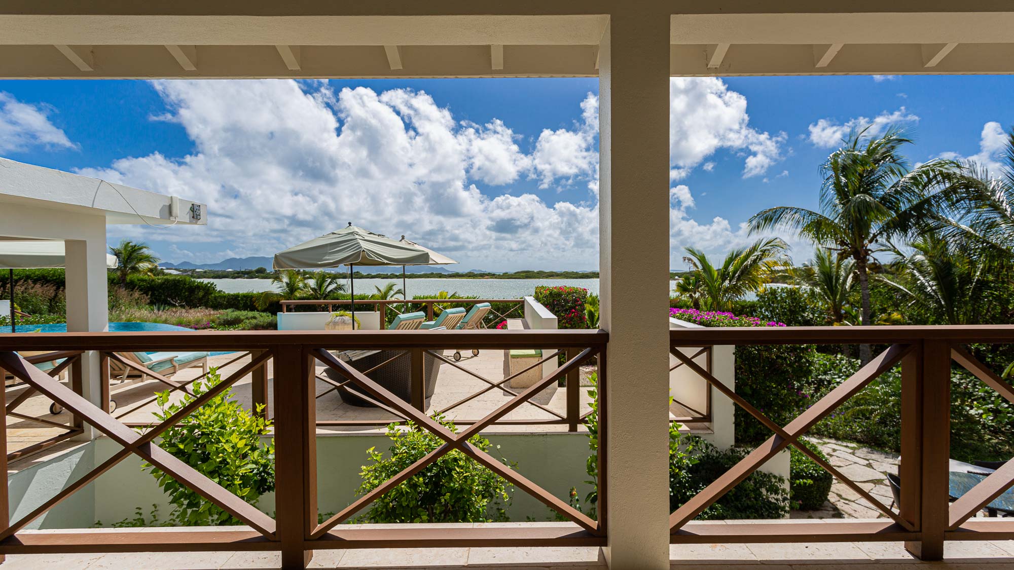 Pool terrace and dining area